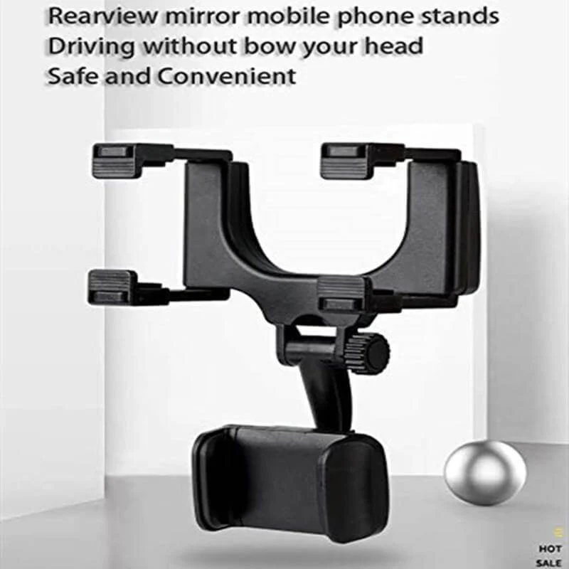 Universal Car Rearview Mirror Phone Holder - Image 5