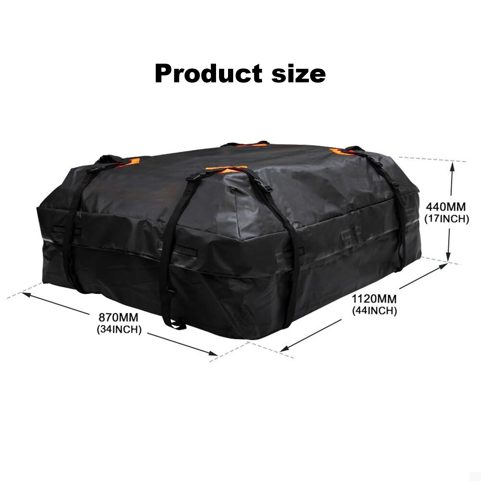 Universal Car Roof Waterproof Camping Cargo Bag - Image 8