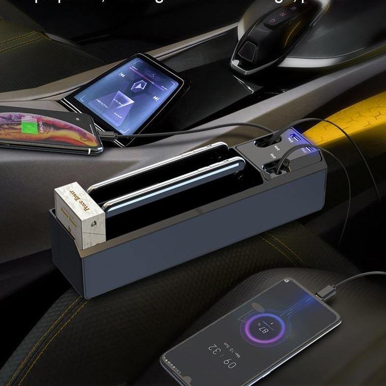 Universal Car Seat USB Charger Gap Organizer - Image 2