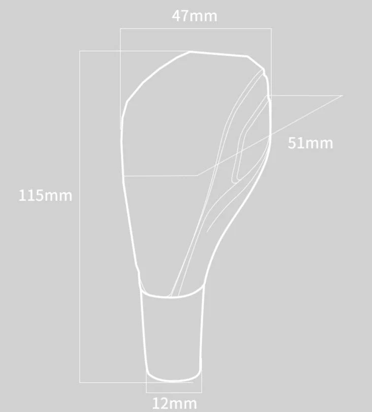 Universal Crystal Handle Shift Stick Knob - Image 7