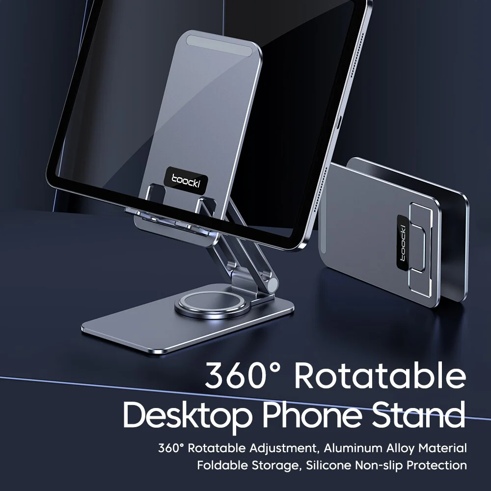 Universal Easy Fold Rotating Smartphone Holder - Image 4