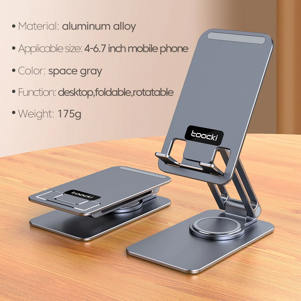 Universal Easy Fold Rotating Smartphone Holder - Image 7