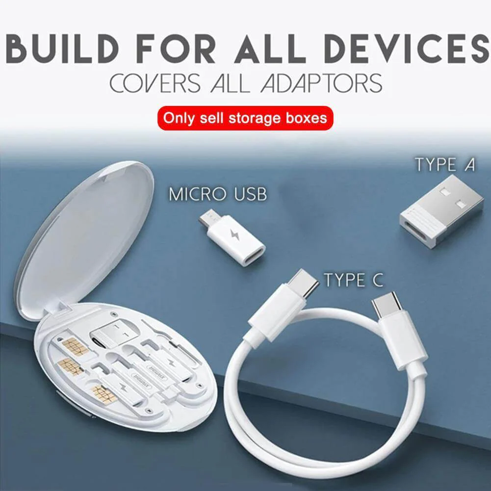 Universal Fast Charging Data Cable Storage Hub - Image 5