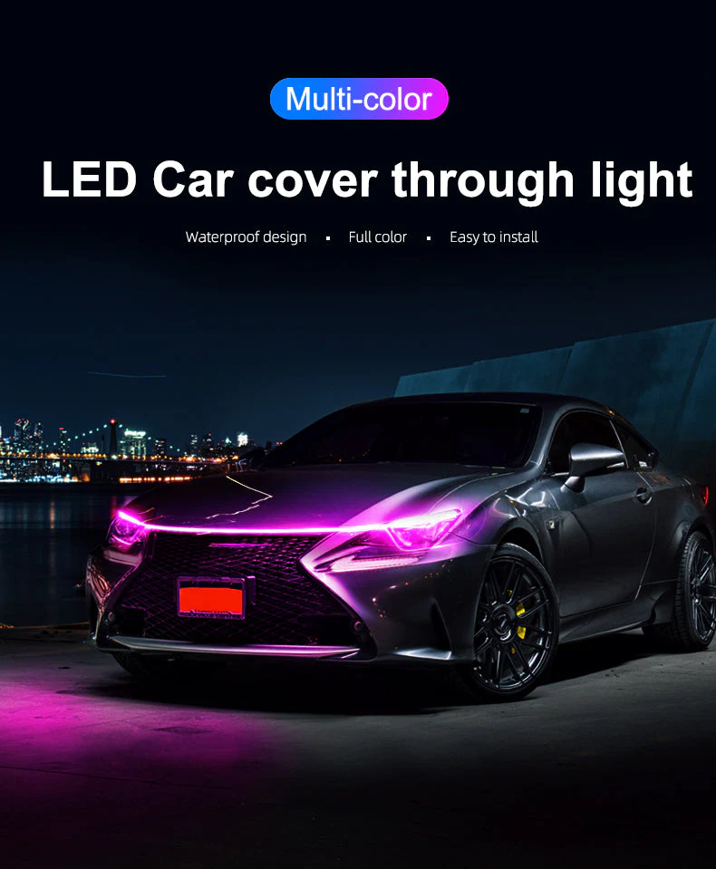 Universal Flexible Car Hood LED Light - Image 3
