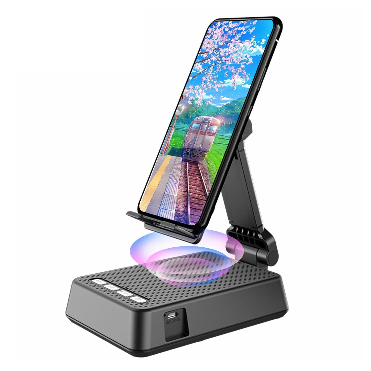 Universal Foldable Bluetooth Speaker Phone Holder - Image 7
