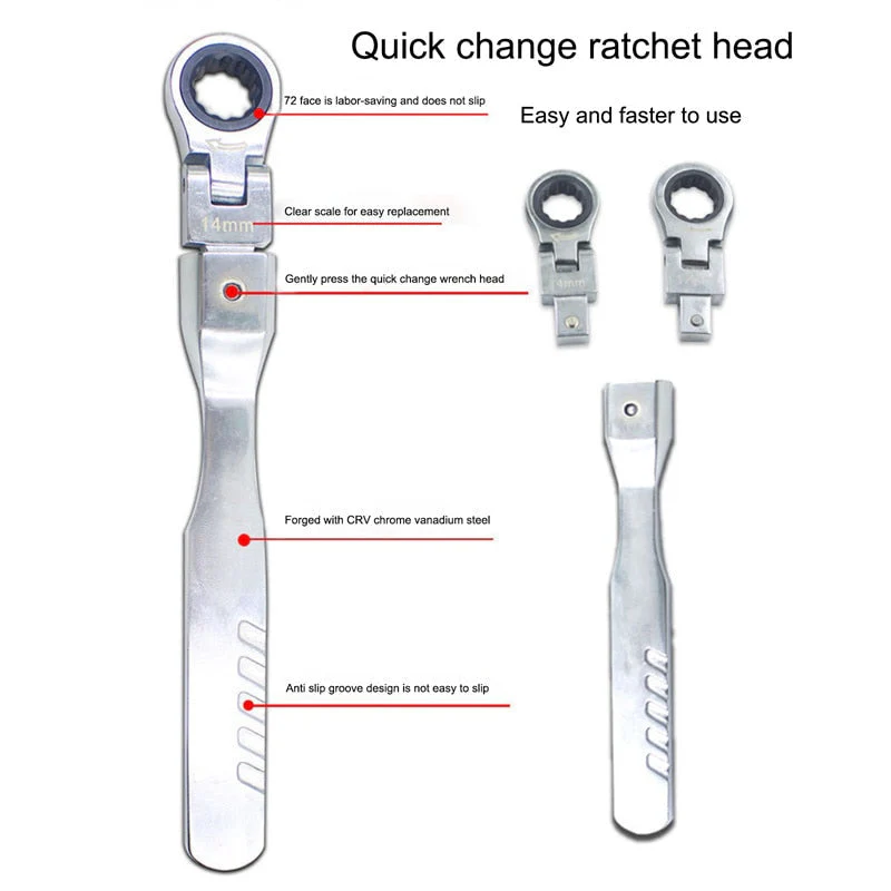 Universal Hexagon Ratchet Tool Set - Image 6