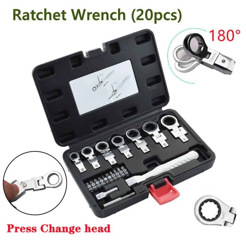 Universal Hexagon Ratchet Tool Set - Image 9