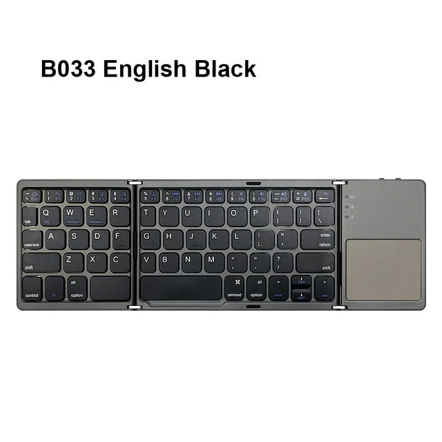 Universal Mini Foldable Wireless Keyboard with Touchpad - Image 14