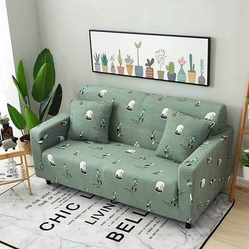 Universal Modern Colorful Cute Loveseat Sofa Covers - Image 3