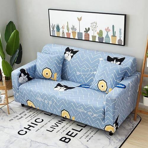 Universal Modern Colorful Cute Loveseat Sofa Covers - Image 4