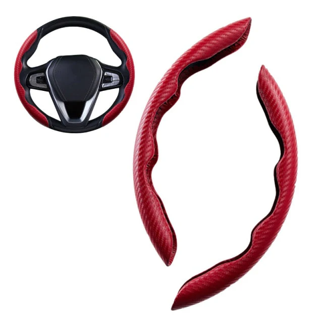 Universal Non-Slip Carbon Fiber Car Wheel Cover - Image 10