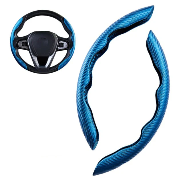 Universal Non-Slip Carbon Fiber Car Wheel Cover - Image 12