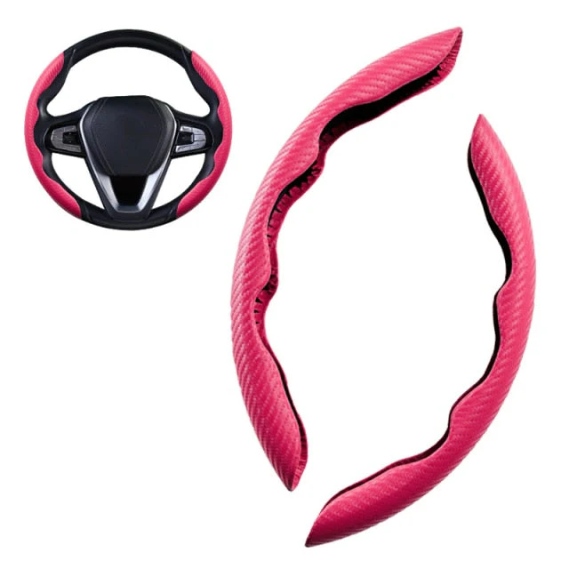 Universal Non-Slip Carbon Fiber Car Wheel Cover - Image 13