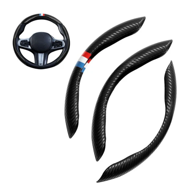 Universal Non-Slip Carbon Fiber Car Wheel Cover - Image 14