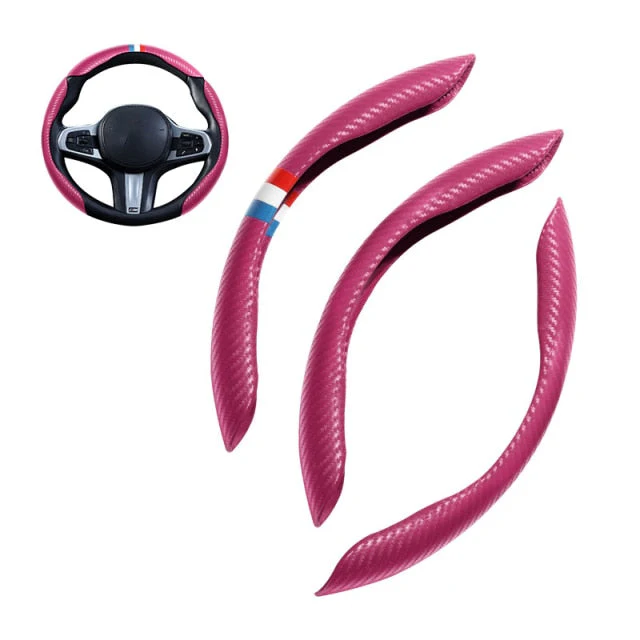 Universal Non-Slip Carbon Fiber Car Wheel Cover - Image 15