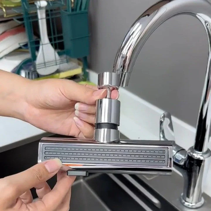 Universal Rotating Waterfall Sink Faucet Extension - Image 7