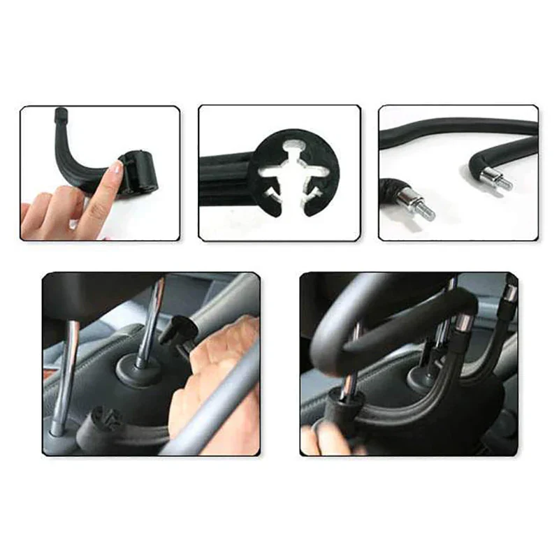 Universal Travel Swivel Hook Headrest Clothes Hanger - Image 8