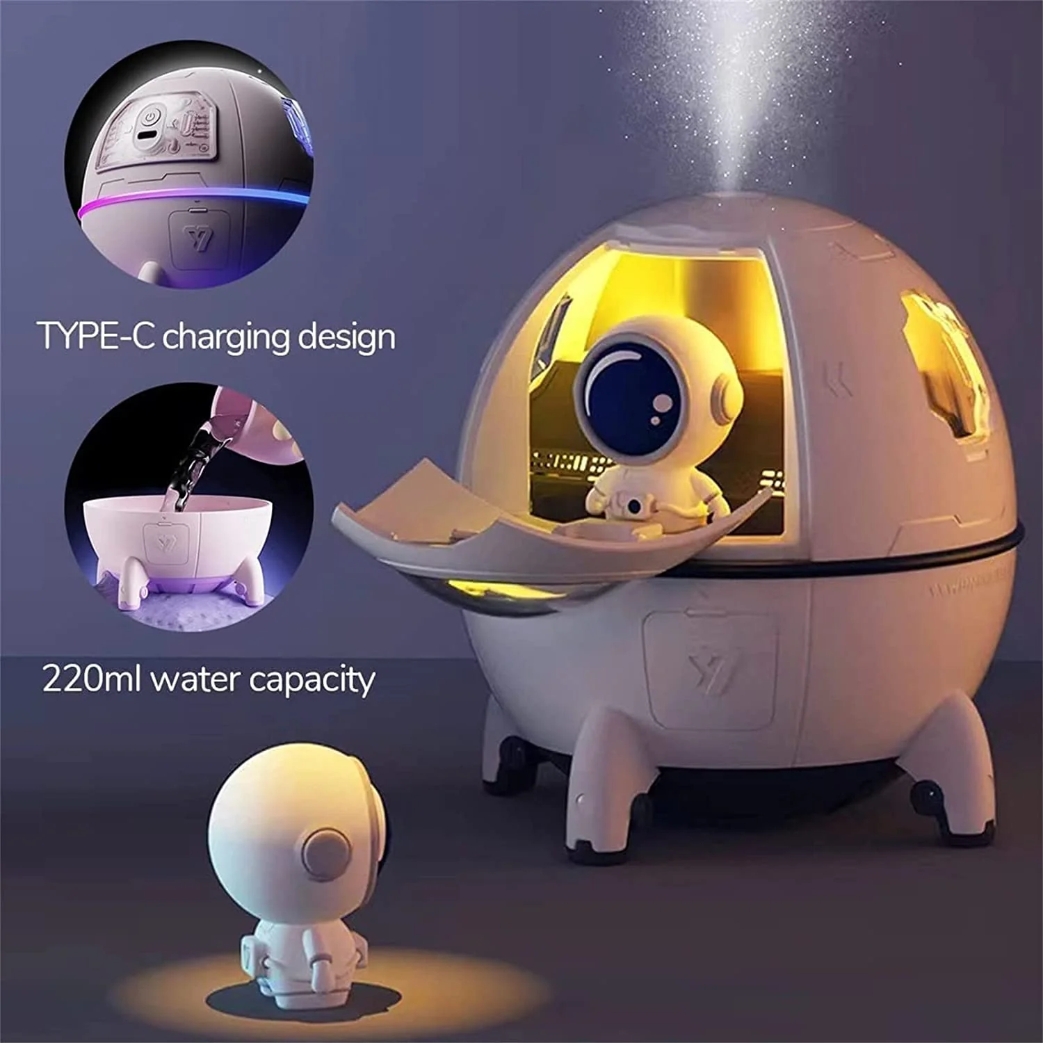 Universe Flow Ultrasonic Astronaut Humidifier - Image 7