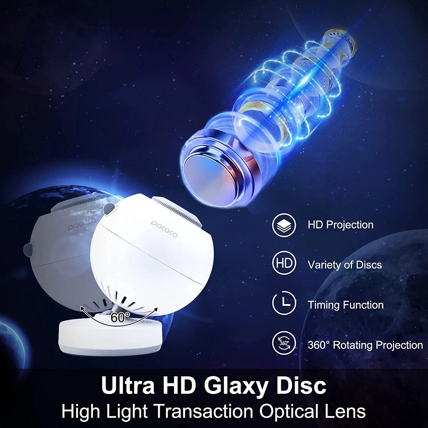 Universe Light Years Realistic Galaxy Projector - Image 3