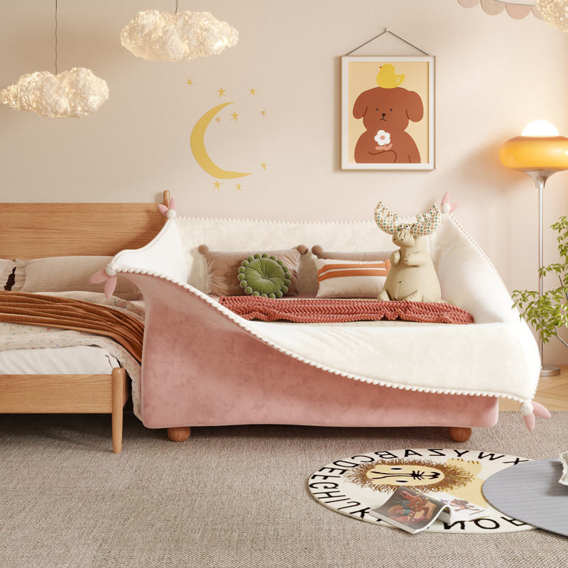 Unlimited Fun Modern Pocket Guardrail Children Bedroom Bed - Image 4