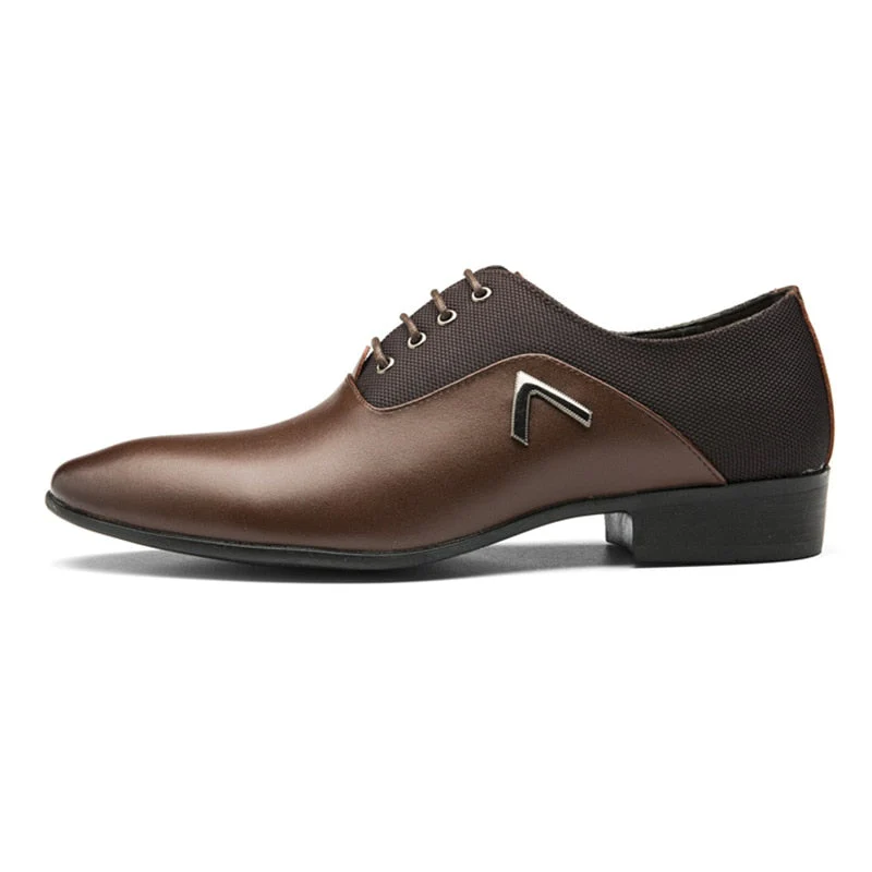 Urban Elite Leather Business Men Casual Oxford Shoes - Image 8