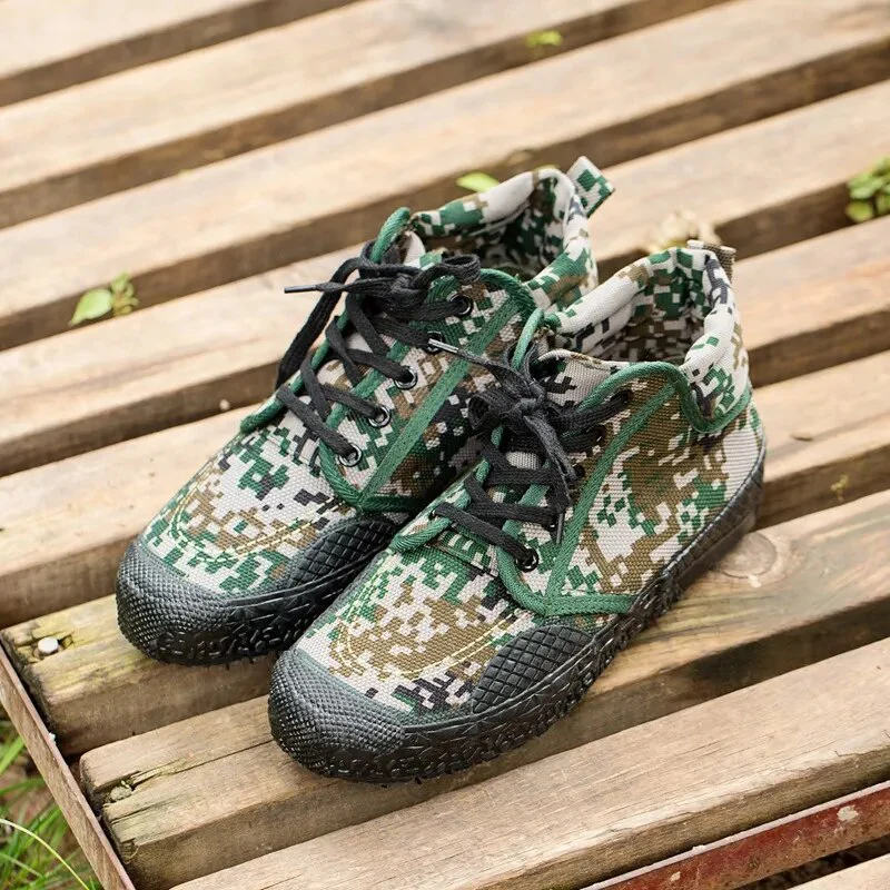 Urban Military Camouflage Tactical Boots - Image 2