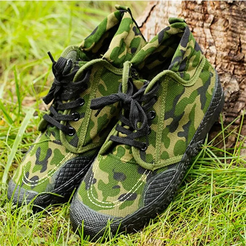 Urban Military Camouflage Tactical Boots - Image 3