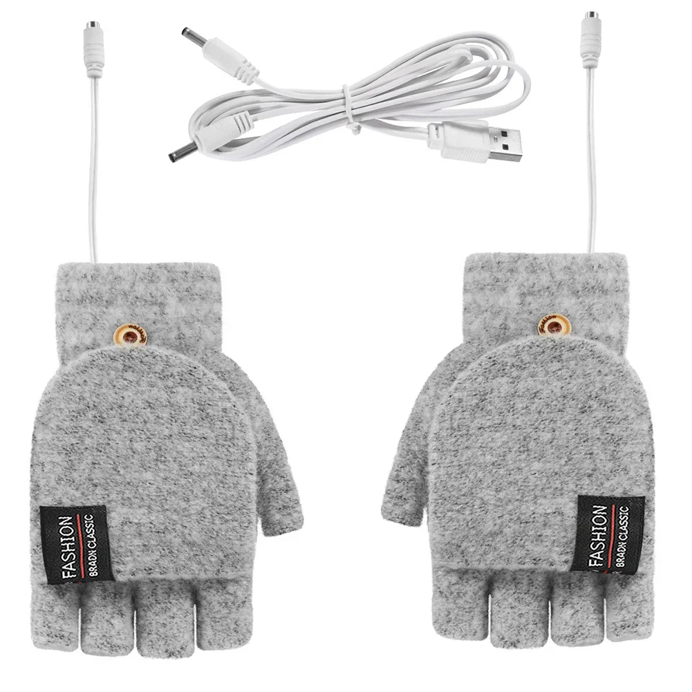 USB Rechargeable Warm Wave Heated Gloves - Image 12