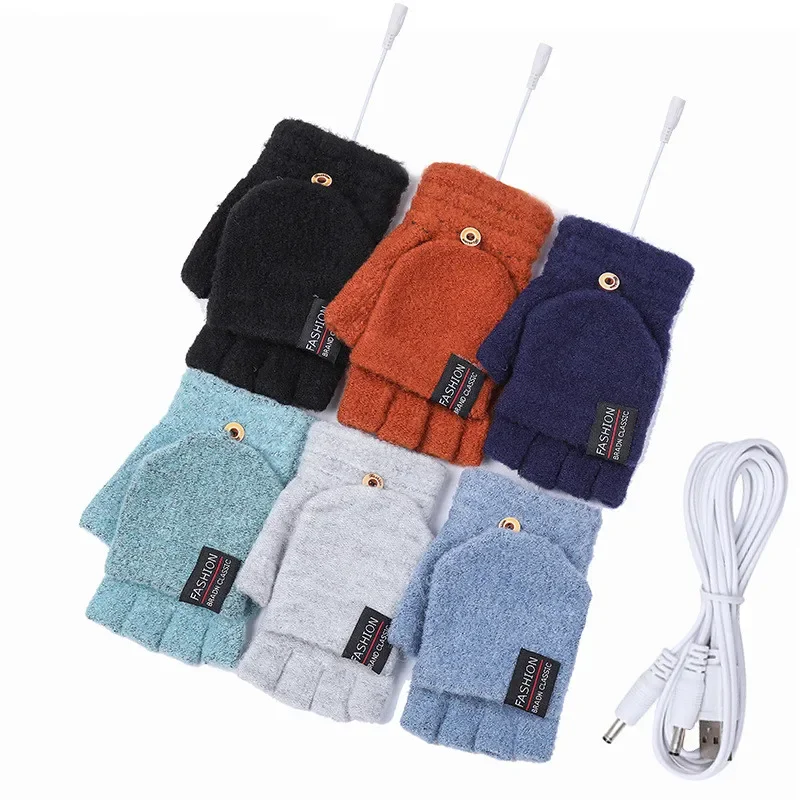 USB Rechargeable Warm Wave Heated Gloves - Image 4