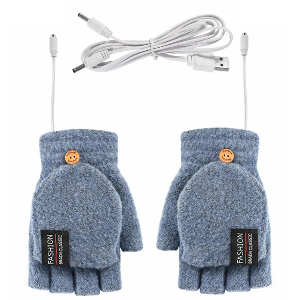 USB Rechargeable Warm Wave Heated Gloves - Image 8