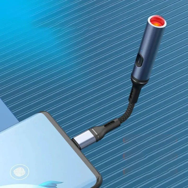 USB Windproof Safety Switch Flameless Lighter - Image 4