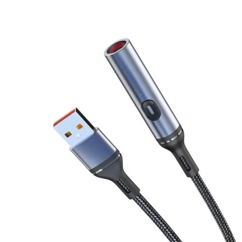 USB Windproof Safety Switch Flameless Lighter - Image 6