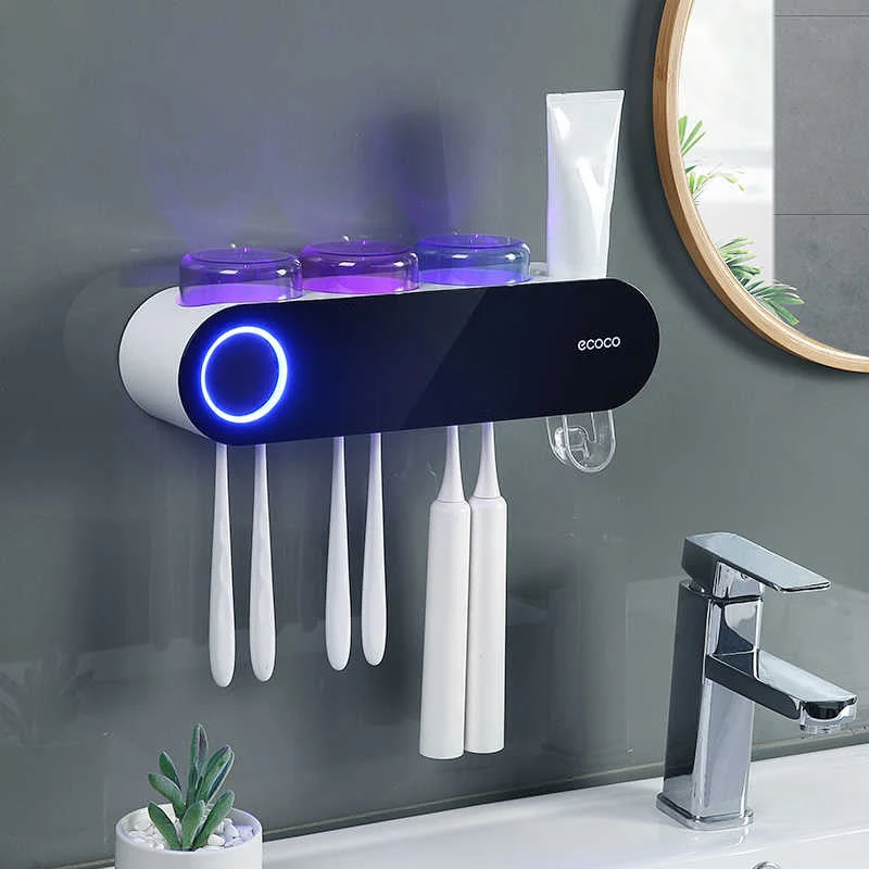 UV Sanitizer Toothbrush Holder Bathroom Organizer - Image 2