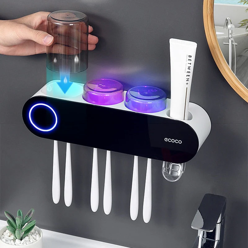 UV Sanitizer Toothbrush Holder Bathroom Organizer - Image 6
