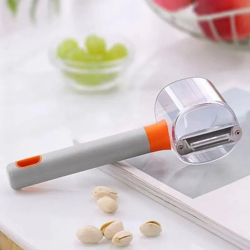 Vegetable Fruit Spill Free Storage Peeler - Image 5