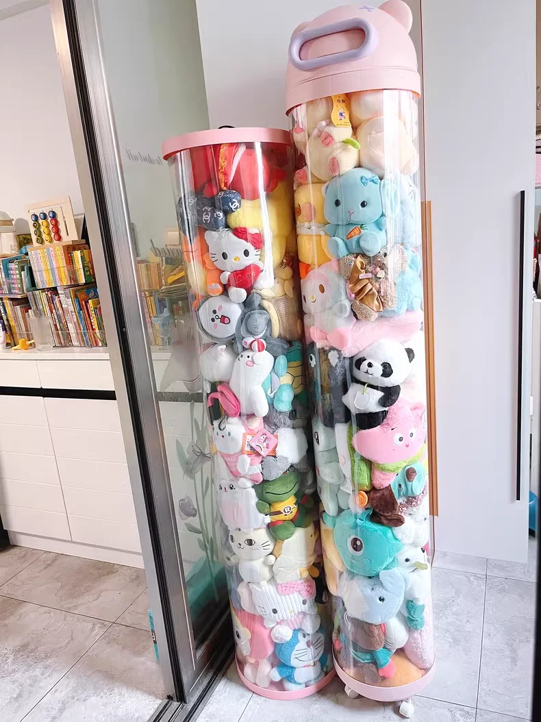 Vertical Transparent Space-Saving Toy Organizer Storage Tower - Image 7
