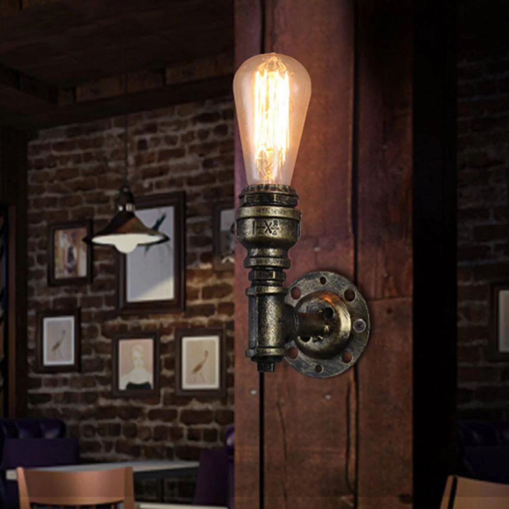Vintage American Loft Style Wall Lamps - Image 2