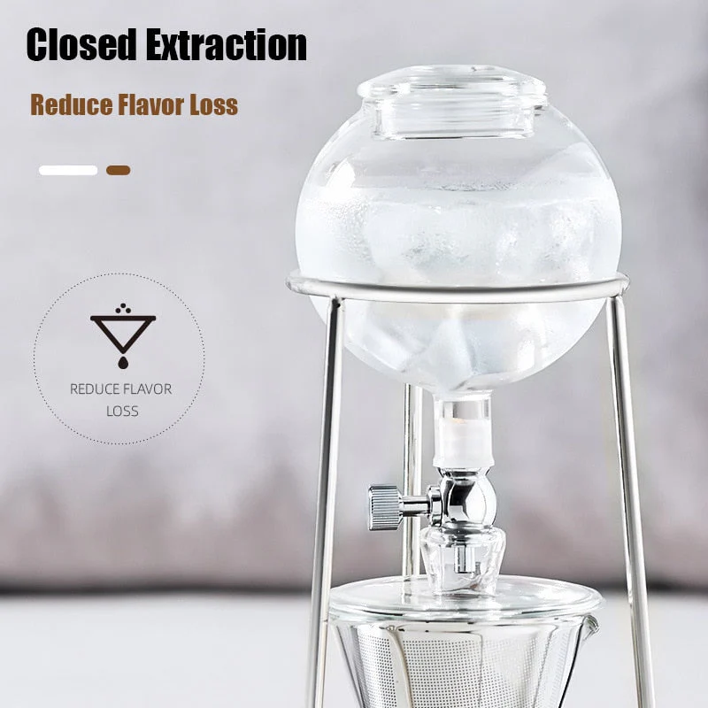 Vintage Art Brew Glass Reusable Drip Coffee Pot - Image 5