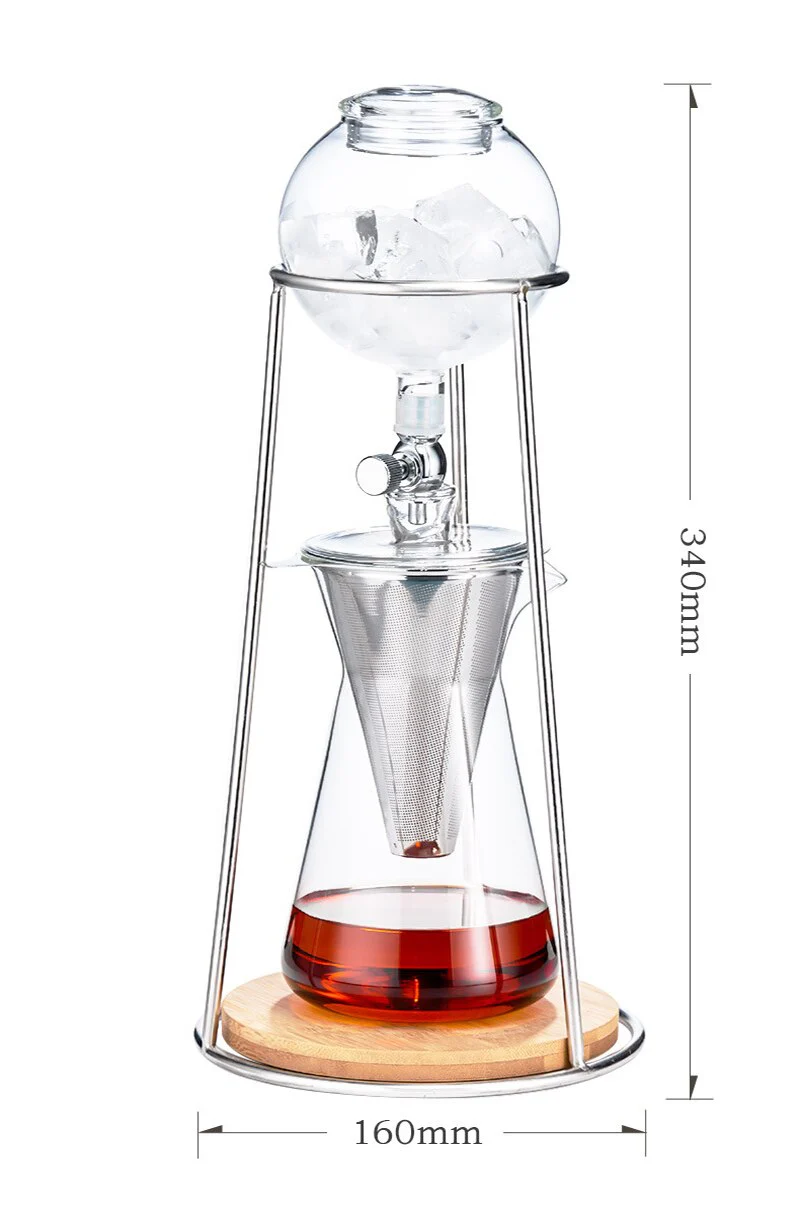 Vintage Art Brew Glass Reusable Drip Coffee Pot - Image 7