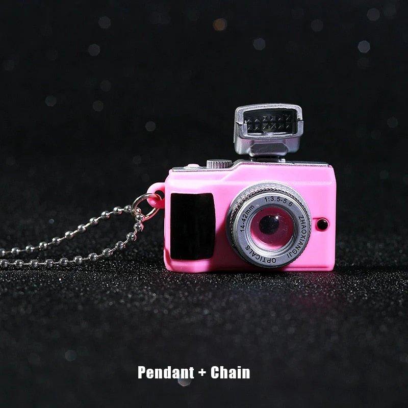 Vintage Camera Shaped Flashlight Necklace - Image 7