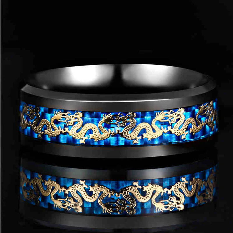 Vintage China Dragon Ring for Men - Image 6