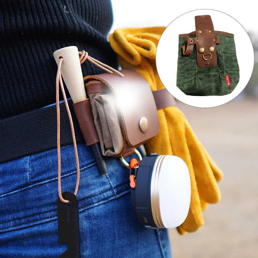 Vintage Foldable Outdoor Hiking Large Waist Bag - Image 3