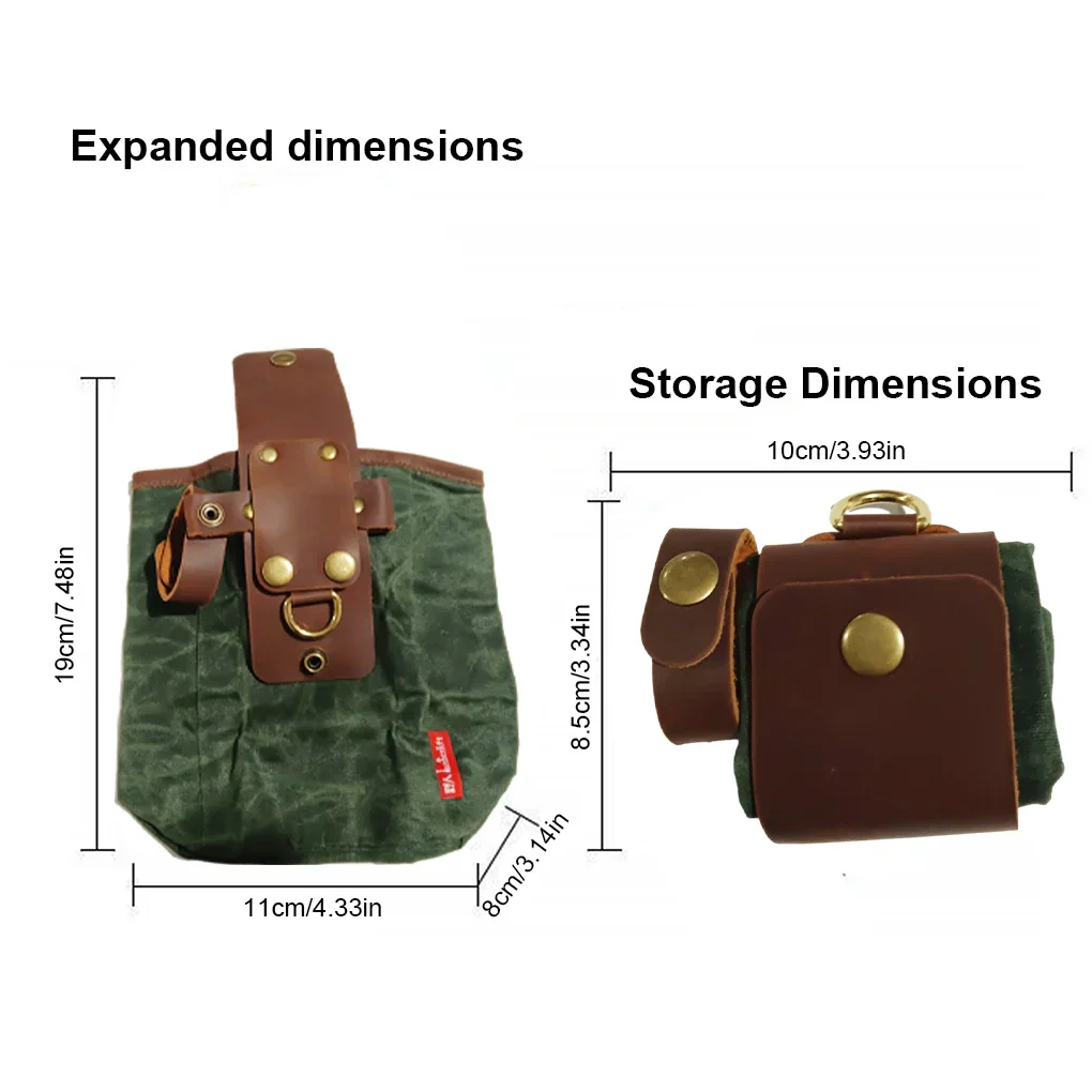 Vintage Foldable Outdoor Hiking Large Waist Bag - Image 5