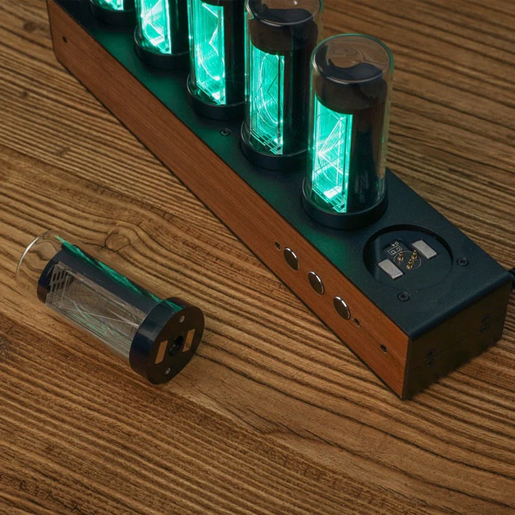 Vintage RGB Digital Tube Table Clock - Image 3