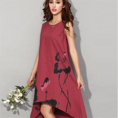 Vintage Sleeveless Loose Dresses - Image 3