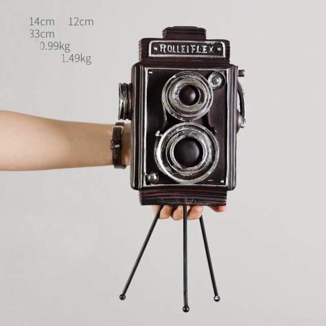 Vintage Style Old-fashioned Artificial Film Player Telephone Camera Projector - Image 10