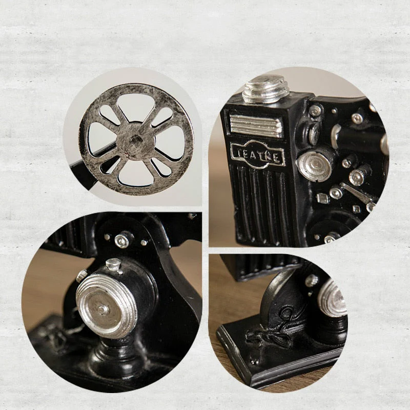 Vintage Style Old-fashioned Artificial Film Player Telephone Camera Projector - Image 4