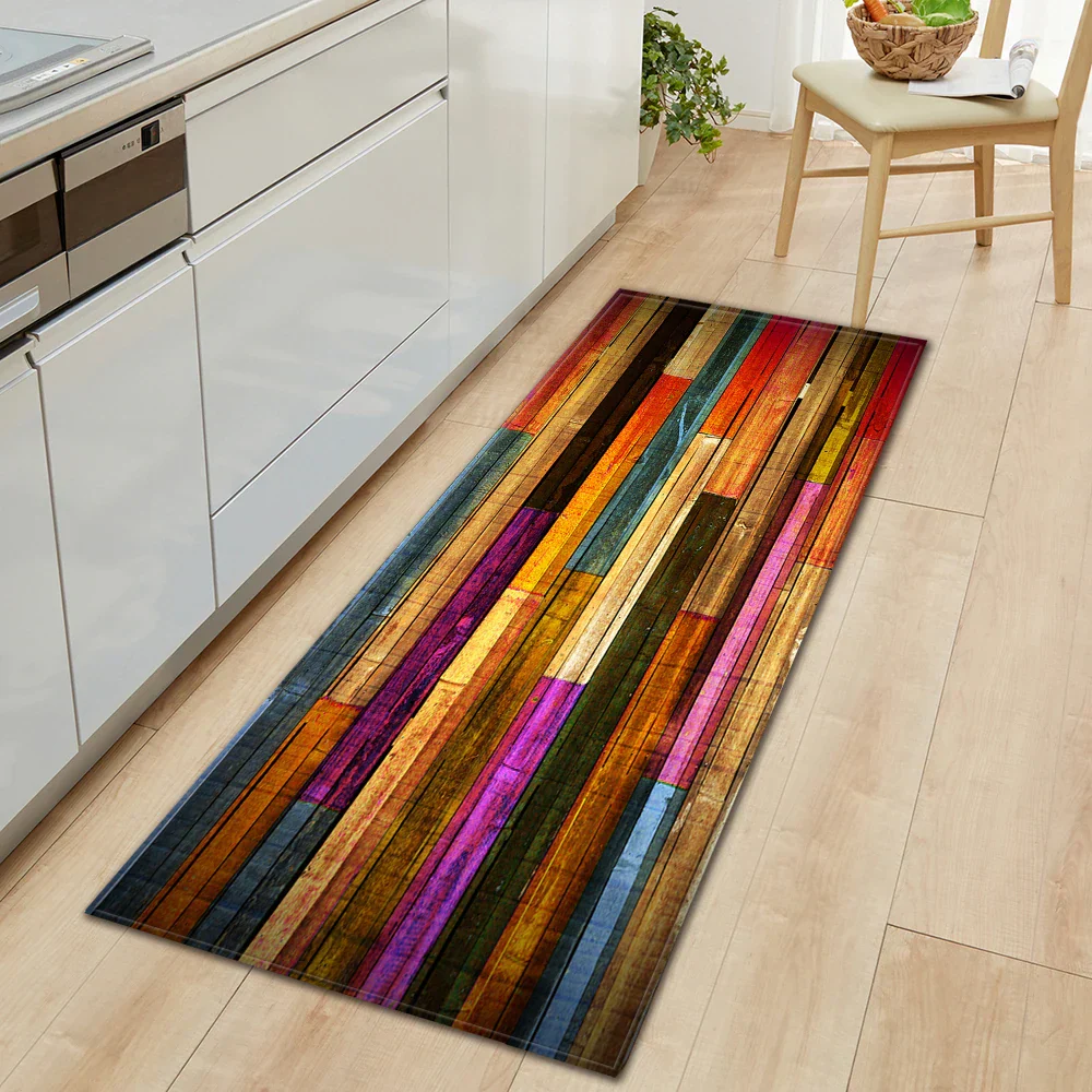 Vintage Wood Look Non-slip Cute Rugs - Image 10