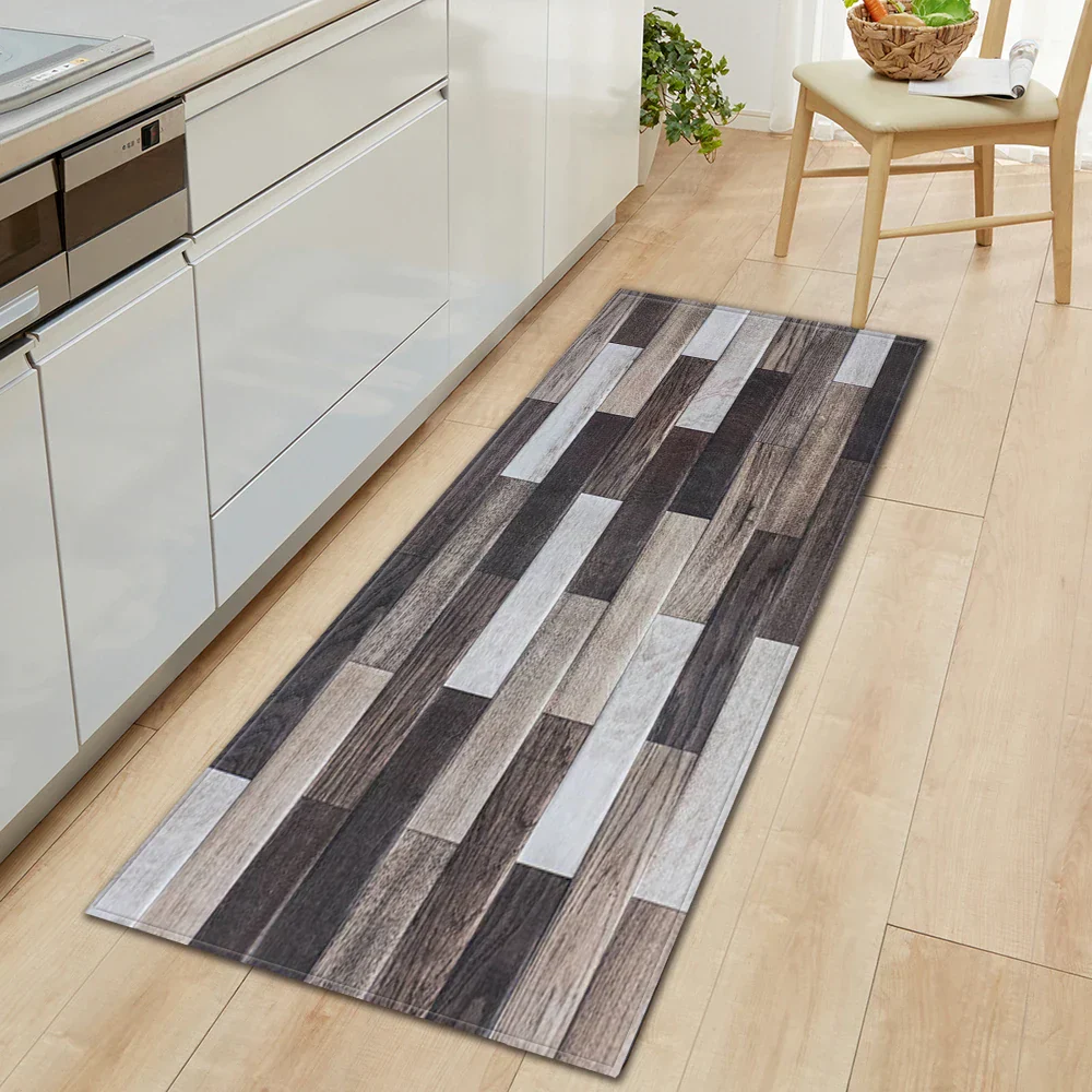 Vintage Wood Look Non-slip Cute Rugs - Image 12