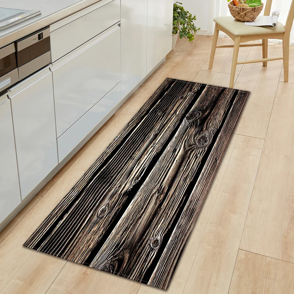 Vintage Wood Look Non-slip Cute Rugs - Image 17